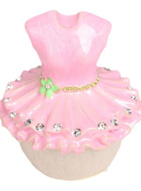 珐琅彩首饰盒手工彩绘芭蕾舞裙珠宝盒婚庆小饰品装饰盒创意摆件