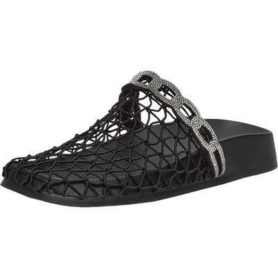 百思图2025夏季新款商场同款穆勒拖时尚休闲平跟女拖鞋E5818BH5