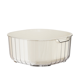 洗菜盆沥水篮双层加厚厨房客厅茶几家用淘菜盆洗水果篮子新款果盘