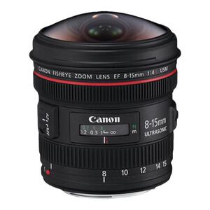 [旗舰店] Canon/佳能 EF 8-15mm f/4L USM 鱼眼 广角变焦单反镜头