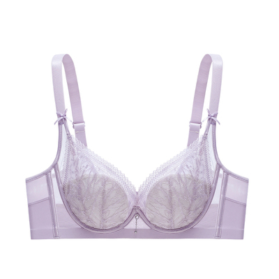 夏娃之秀大胸显小内衣女调整型防下垂塑形内衣女性感禁欲系文胸