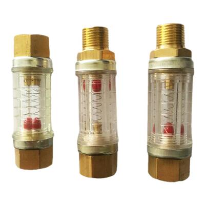 分水排双内丝塑钢耐高温流量计