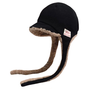 包包帽大头围毛线帽子女2026秋冬巴拉克拉法帽保暖护耳骑车雷锋帽