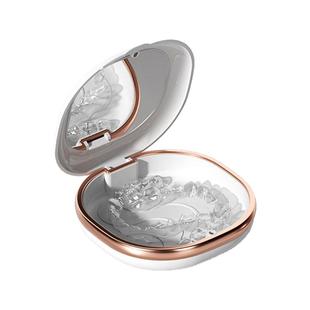 隐形牙套盒便携牙齿正畸矫正器存放盒磁吸带镜子儿童保持器收纳盒