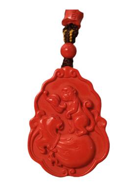 朱砂生肖吊坠高含量正品