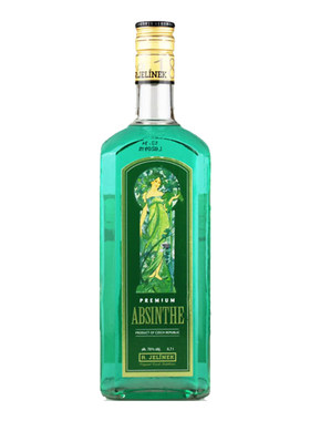 【鲁道夫】洋酒捷克苦艾酒苦艾酒absinthe70度进口酒700ml
