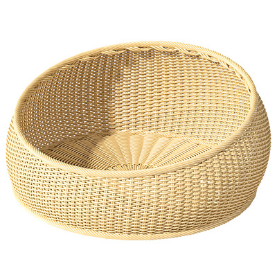 立体不塌丨藤编猫窝夏季透气凉窝