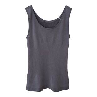 保暖背心女一体毛圈绒无缝弹力舒适防寒美体修身打底衫无袖内上衣