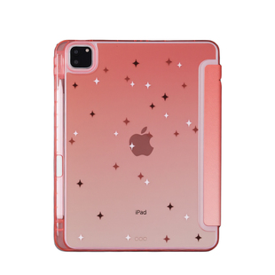 渐变星适用苹果ipadair7保护套平板电脑壳10.9带笔槽Y+三折air4/10代air11寸/4/5/6亚克力air5ipadair6硬壳25