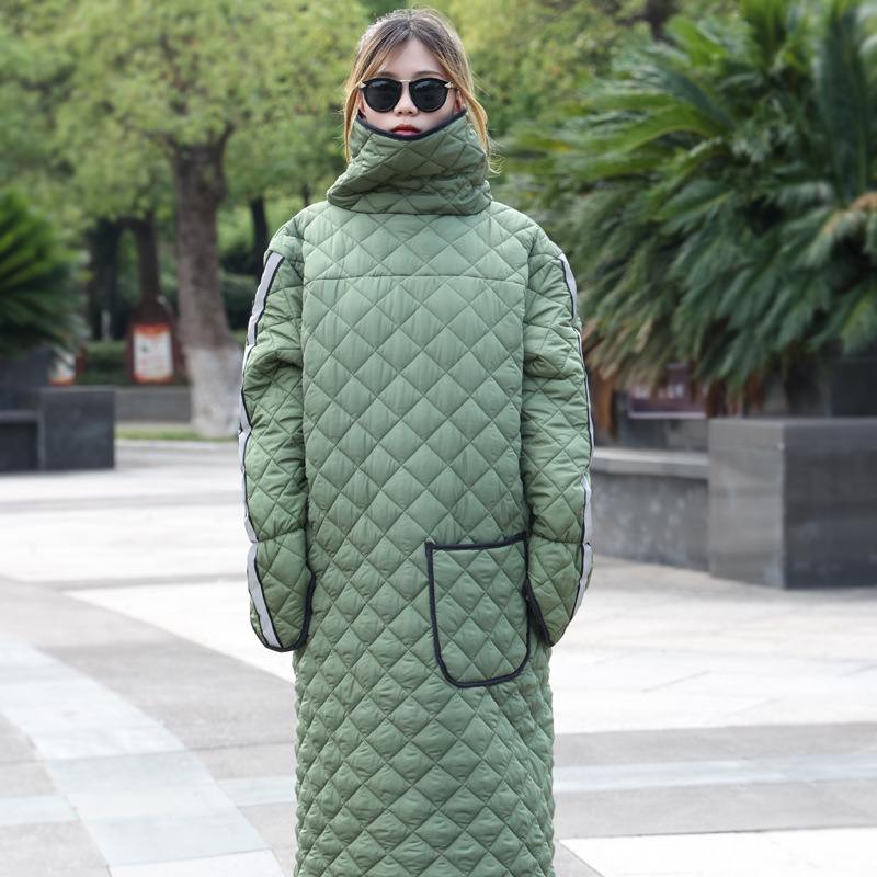 秋冬电动车挡风被摩托车加厚衣防风保暖罩防风防寒防水骑车挡风衣