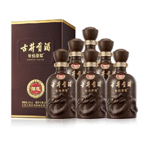 古井贡酒年份原浆第6代献礼50度500ml*6瓶整箱浓香白酒官方自营