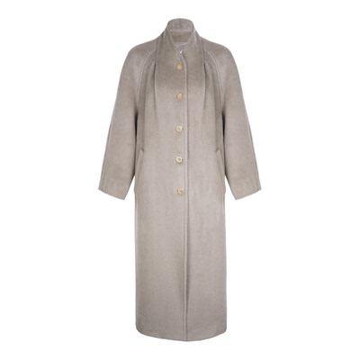 LYNEE【黑标】vintage风 秘鲁进口苏力羊驼毛立绒大衣女冬季外套