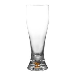 玻璃水晶精酿小麦金箔啤酒杯子高档大容量商用高级感家用扎啤杯