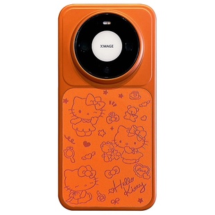 适用华为mate80promax手机壳mate70air可爱卡通线条猫咪小熊MT60pro内置磁吸荣耀magic8pro毛球手绳防摔女款