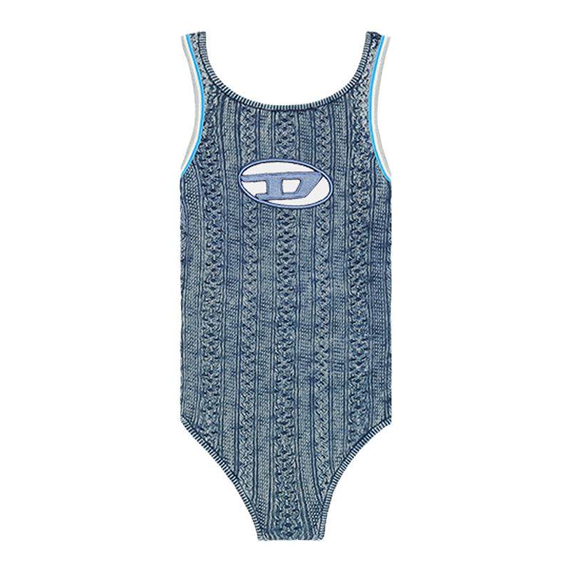 [折扣]DIESEL女士OVAL D LOGO针织连体衣A094450SHAX