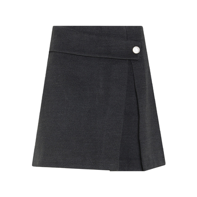 傲丝度小个子短款毛呢半身裙子