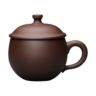 观复紫泥将军杯宜兴紫砂复古办公茶杯高端礼品大容量马未都同款