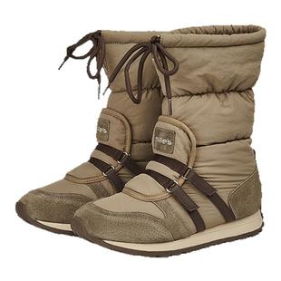 MILLIE'S/妙丽休闲雪地靴冬季德训加绒加厚短筒面包靴东北棉靴女