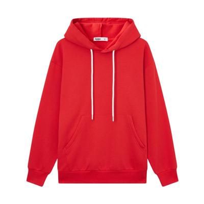 美特斯邦威纯色连帽卫衣