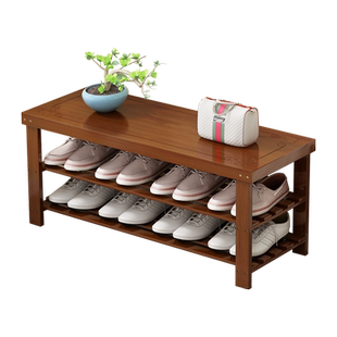 换鞋凳家用门口可坐鞋柜坐凳一体入户穿鞋凳进门鞋架非实木长条凳