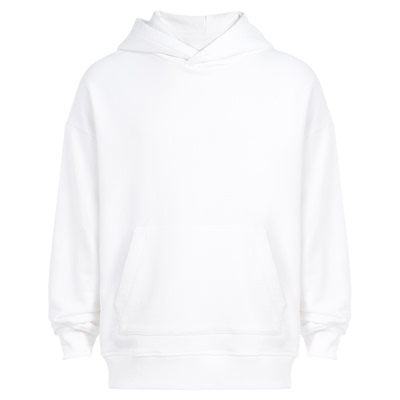 SEE ALSO 秋冬限定 logo白色刺绣连帽卫衣休闲百搭男女款 LD4276