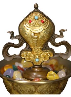 慧宝八吉祥套装花果朵玛水碗灯