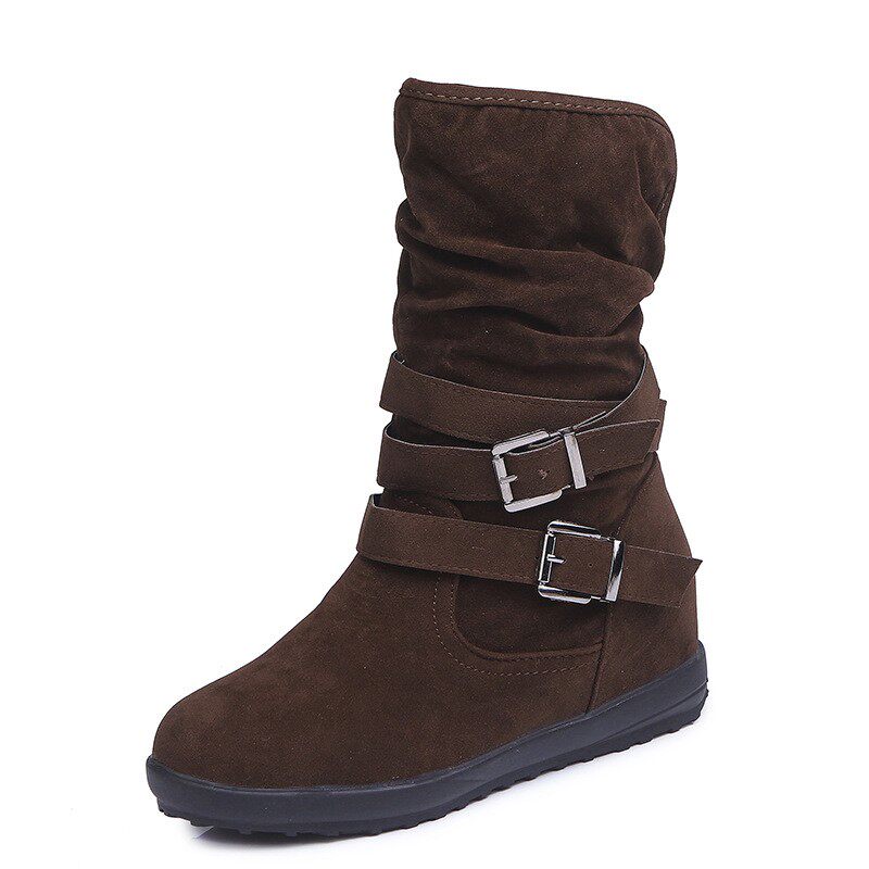 2019 winter women flat boots ladies warm shoes43码女棉靴女靴