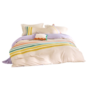 罗莱家纺 200*230cm WAM5626-4 MATS·窗 四件套 姜黄色