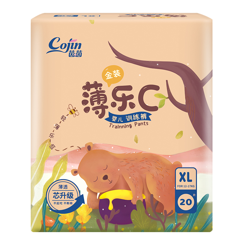 茵茵金装薄乐cxl80片透气拉拉裤