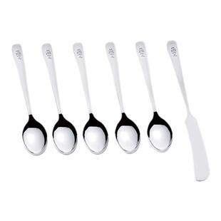 和平燕三日本进口不锈钢勺子家用个人专用刀叉儿童辅食品高档高档