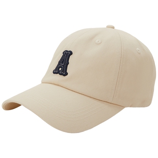 热风棒球帽2025年秋季女士美式字母刺绣鸭舌帽男女情侣款休闲帽子