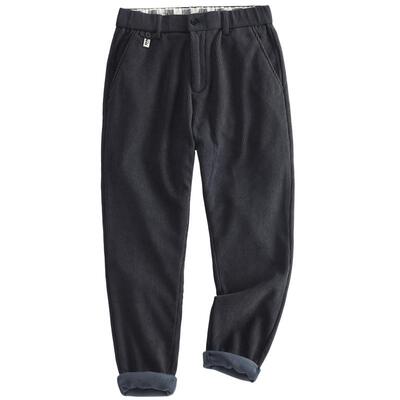 汉絮长裤重磅灯芯绒加厚加绒