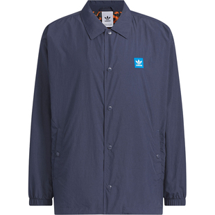 Adidas/阿迪达斯正品三叶草男士运动休闲翻领夹克外套JC6841