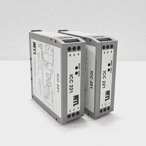 MTL ICC 221 TEMPERATURE CONVERTER ICC221-K8-01-D1 (LOT OF 2)
