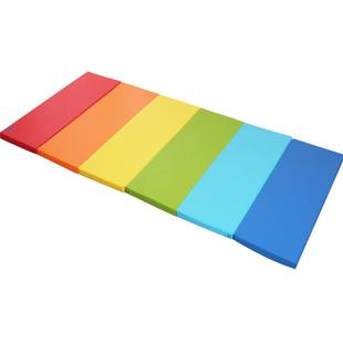 韩国caraz卡瑞兹宝宝折叠爬行垫游戏垫爬行毯地垫爬爬垫6段特大号