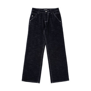 CountryMoment【男女同款】明线撞色牛仔裤直筒宽松显瘦休闲长裤