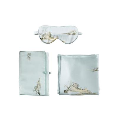 苏州博物馆中国风真丝旅行套装