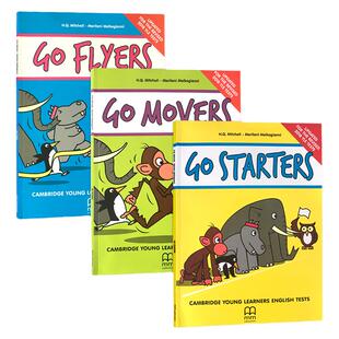 原版进口剑桥少儿英语YLE考试教材MM出版社Go Starters movers Flyers剑桥少儿英语全真题CAMBRIDGE YOUNG LEARNERS ENGLISH TESTS