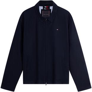 Tommy秋冬男女轻薄府绸休闲运动简约教练行政经典翻领夹克外套