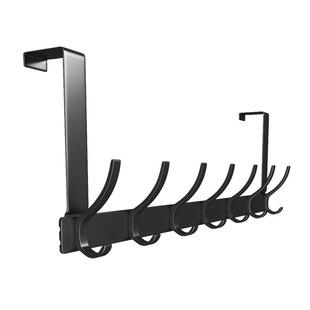 门后挂钩加长挂衣架卧室门上挂架免打孔门背式置物收纳神器衣帽钩