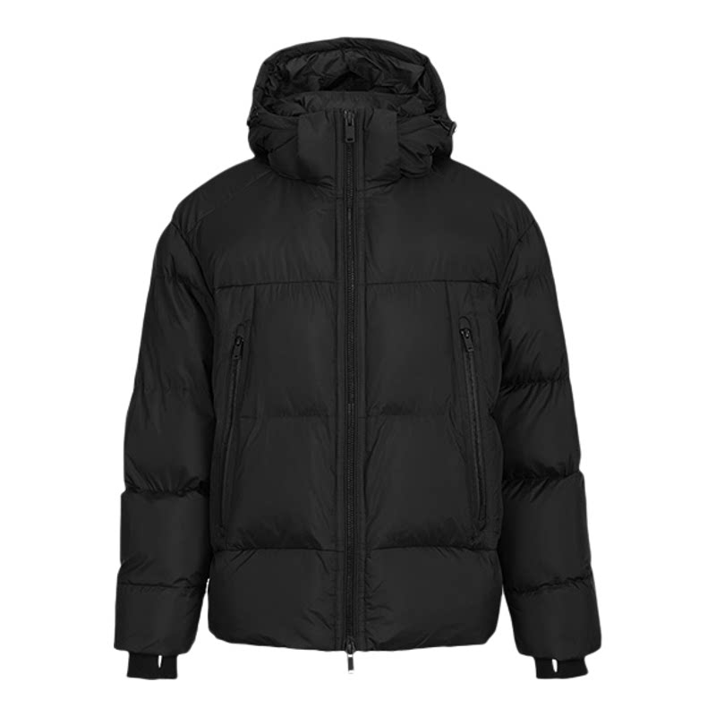 HugoBoss秋冬纯色连帽棉服