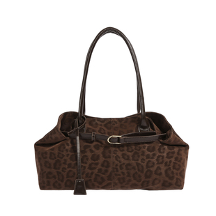 小众复古豹纹包包女2025新款时尚百搭单肩腋下包大容量通勤托特包