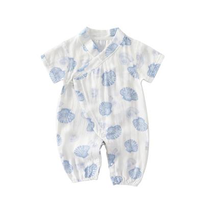 小聪熊婴儿衣服夏季短袖连体衣