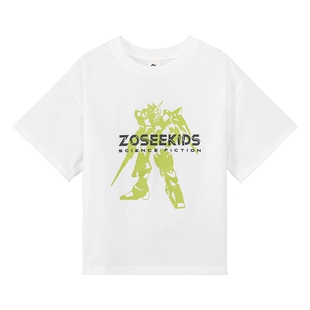 左西童装男童短袖T恤儿童夏装上衣2026新款男孩大童春装长袖打底