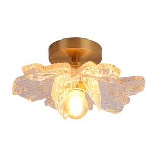 帕莎 过道吸顶灯 现代简约莲花阳台灯LED衣帽间入户玄关吸顶灯具