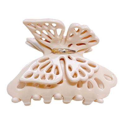 高端法式蝴蝶发抓鲨鱼夹半扎发爪