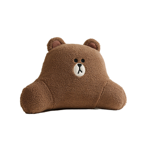 可爱床上抱枕靠背客厅车用座椅靠垫办公室椅子护腰车载司机腰靠