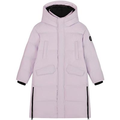 波司登冬季童装长款连帽厚羽绒服