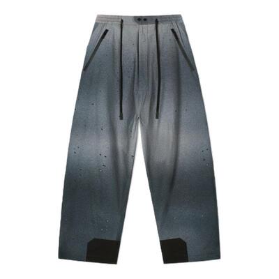 【联名】WE11DONE25冬季Templa系列冲孔Dysydent宽松保暖长裤