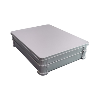 谷口实用日式料理保鲜盒冰箱保鲜铝方盘大容量饺子盒可叠放可烘烤